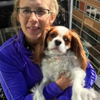 Cavalier King Charles SpanielLuLu with Pet partner Marie D.