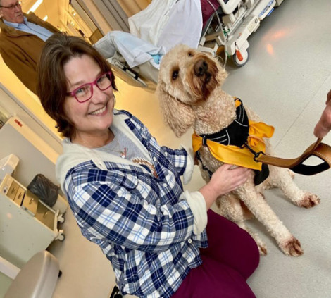 Our Much-Appreciated Therapy Dog Visit
